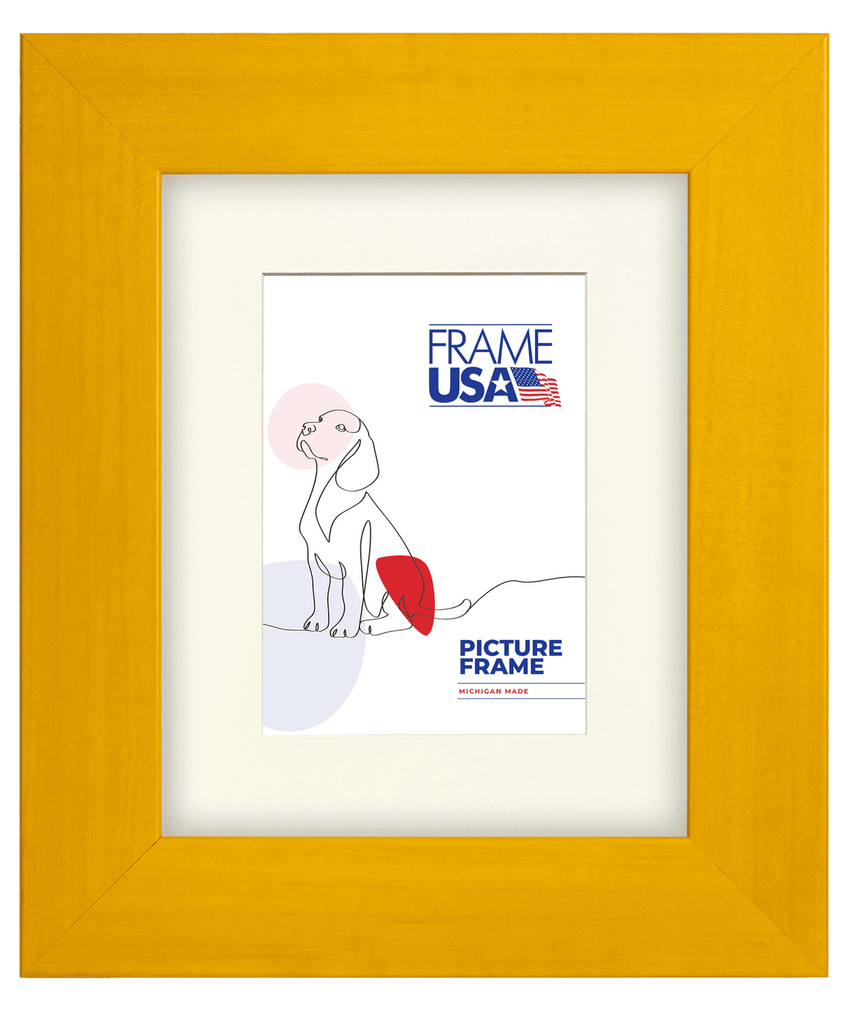 Colori Large Yellow Picture Frame