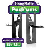 HangNailz Push’ums – Push-In Wall Hooks