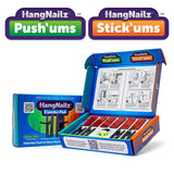 HangNailz Combo Pak – Push-In Wall Hooks & Anchors