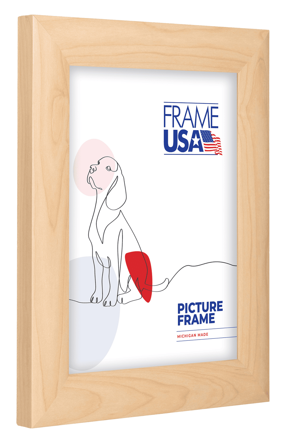 Corporate Rounded American Maple Picture Frame