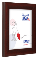 Corporate Rounded Red Mahogany Picture Frame