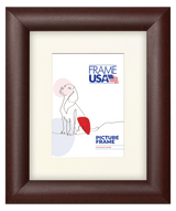Corporate Rounded Red Mahogany Picture Frame