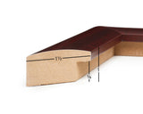 Corporate Rounded Red Mahogany Picture Frame