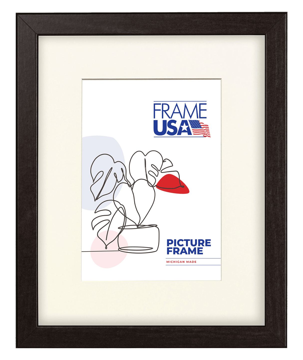 Corporate Thin Brazilian Walnut Picture Frame