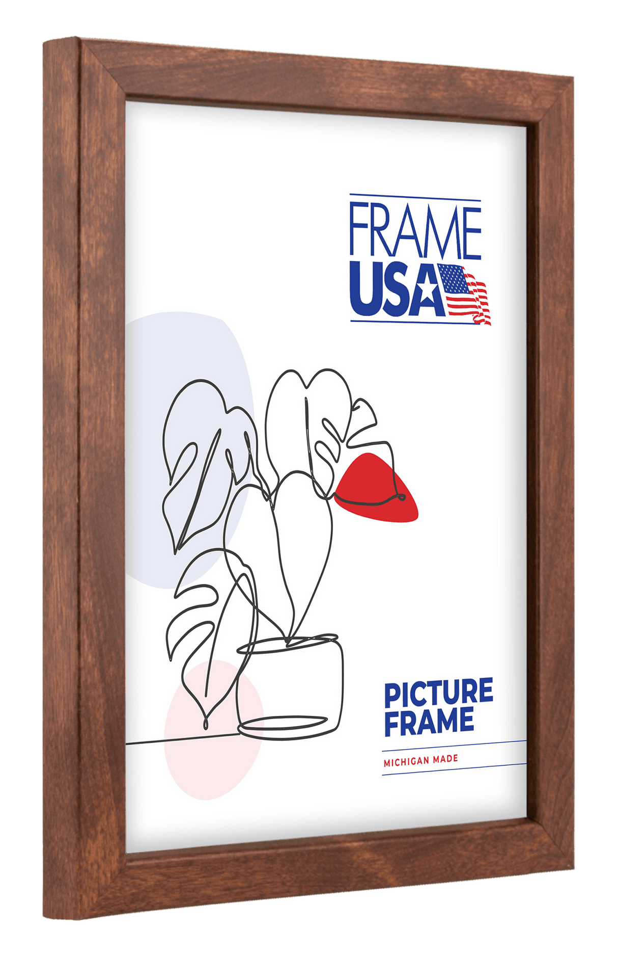 Corporate Thin Canadian Walnut Picture Frame