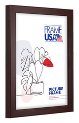 Corporate Thin Red Mahogany Picture Frame