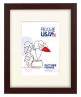 Corporate Thin Red Mahogany Picture Frame