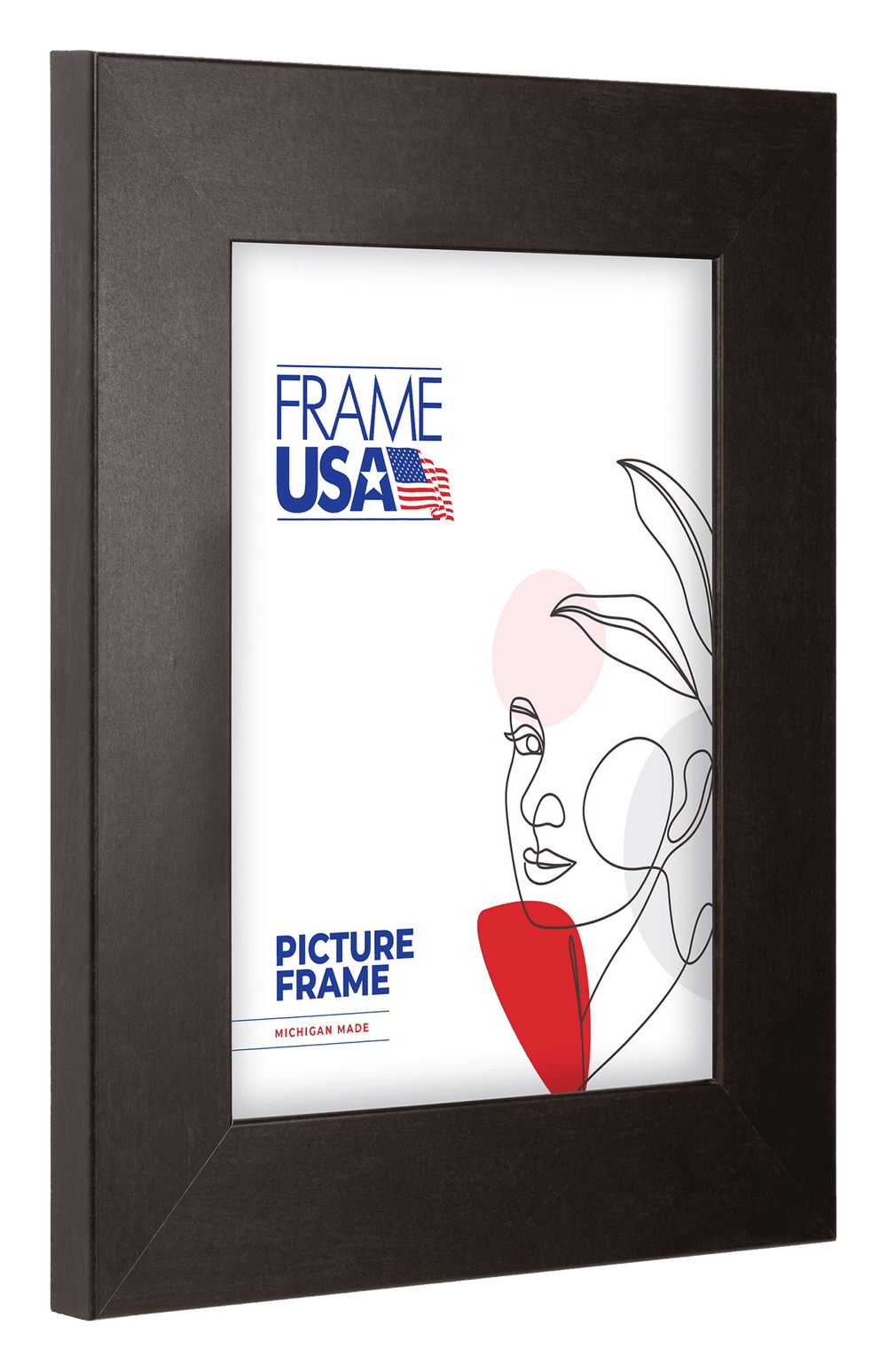 Corporate Wide Brazilian Walnut Picture Frame