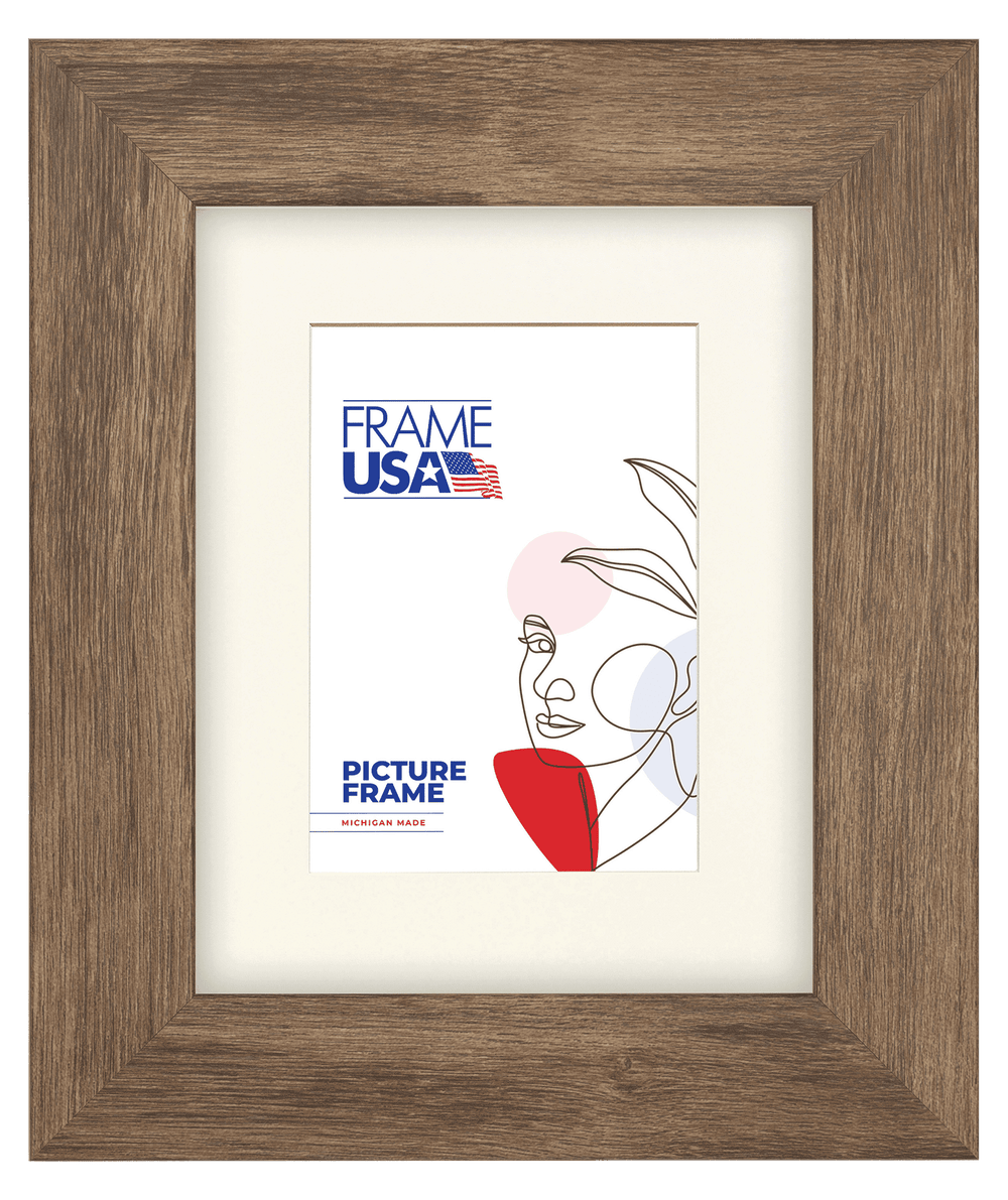 Corporate Wide Brown Barnwood Picture Frame