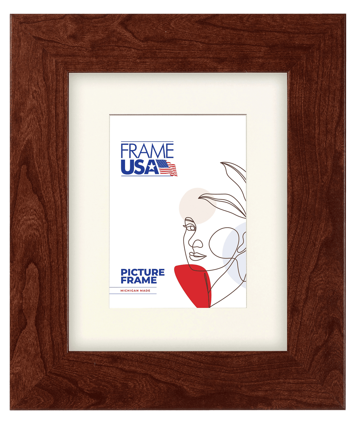 Corporate Wide Canadian Walnut Picture Frame