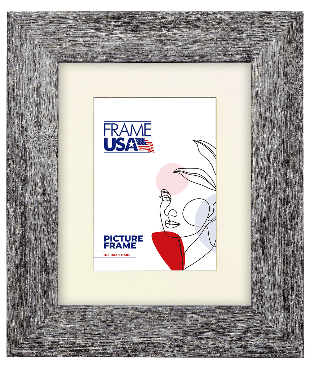 Corporate Wide Grey Barnwood Picture Frame