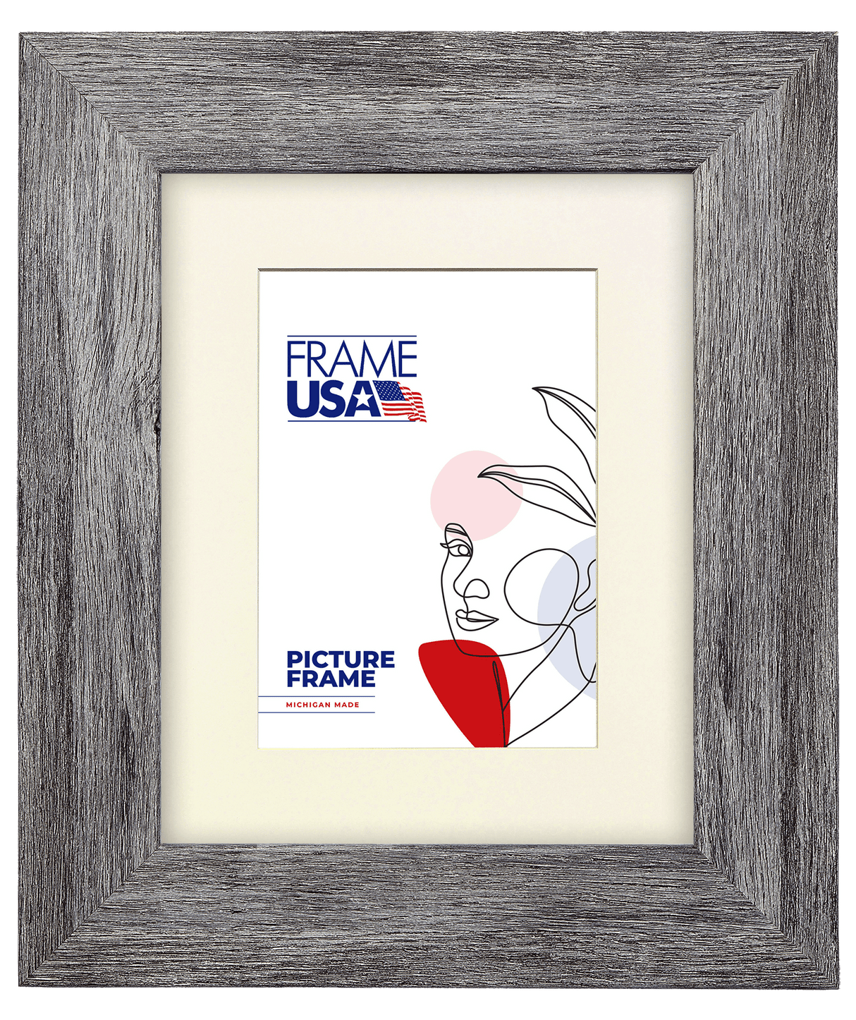 Corporate Wide Grey Barnwood Picture Frame