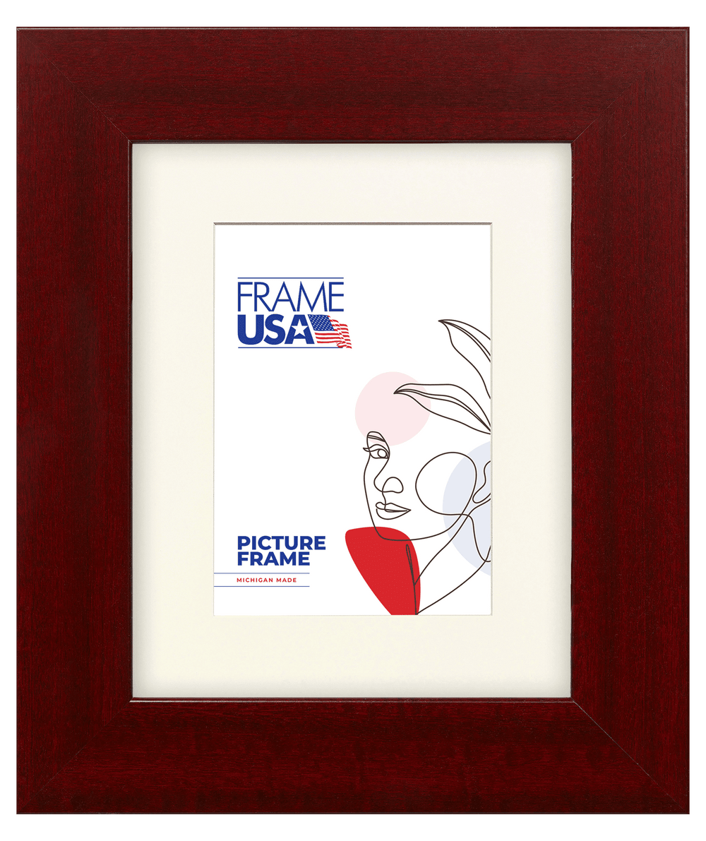 Corporate Wide Red Mahogany Picture Frame
