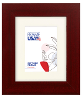 Corporate Wide Red Mahogany Picture Frame