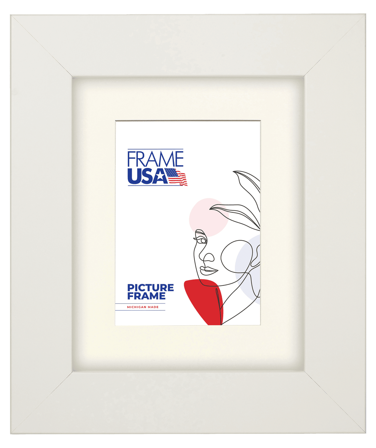Corporate Wide White Picture Frame