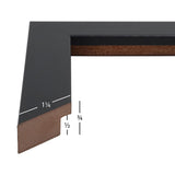 Corporate Black Satin Picture Frame