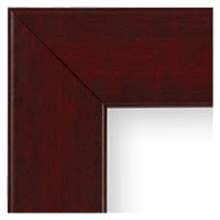 Corporate Red Mahogany Picture Frame