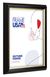 Designer Black With Gold Picture Frame
