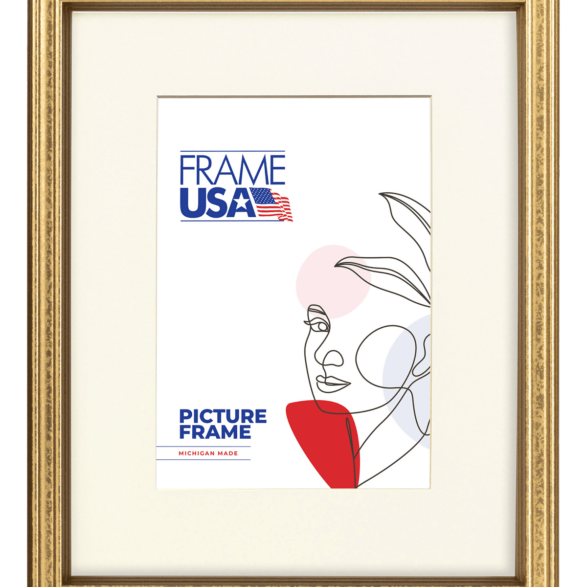Beautiful Economy Gold Frames - Standard or Custom Sizes - Gold – Frame USA