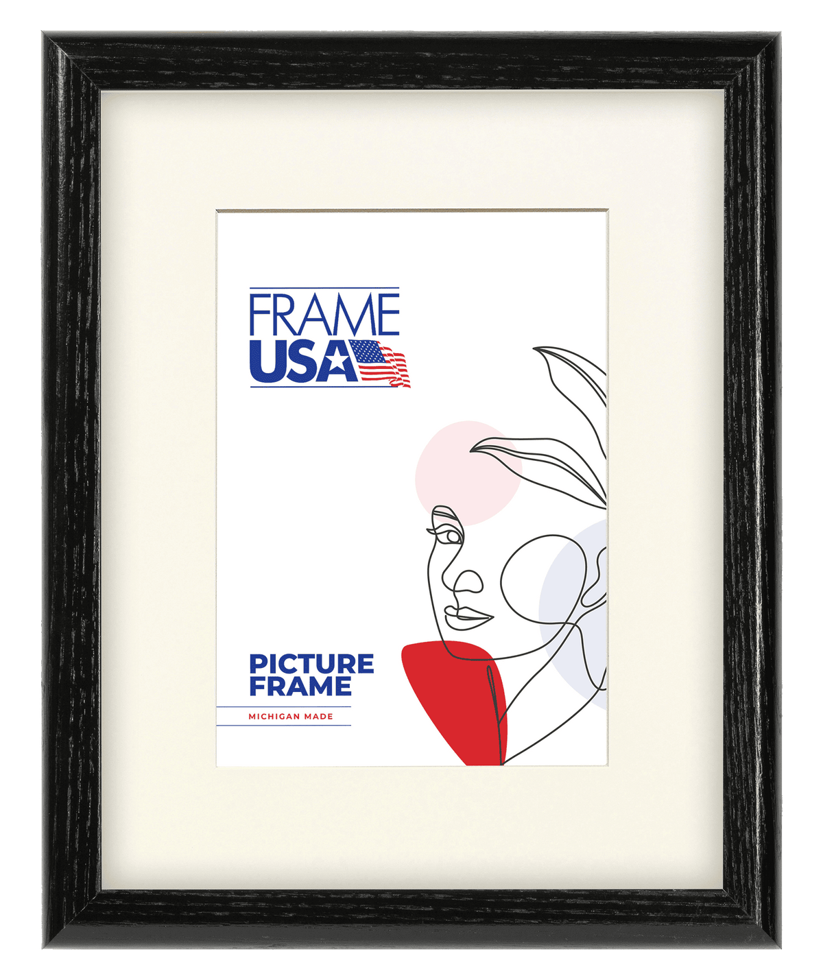 Economy Picture Frames | Ash Wood Frames - Black | Frame USA