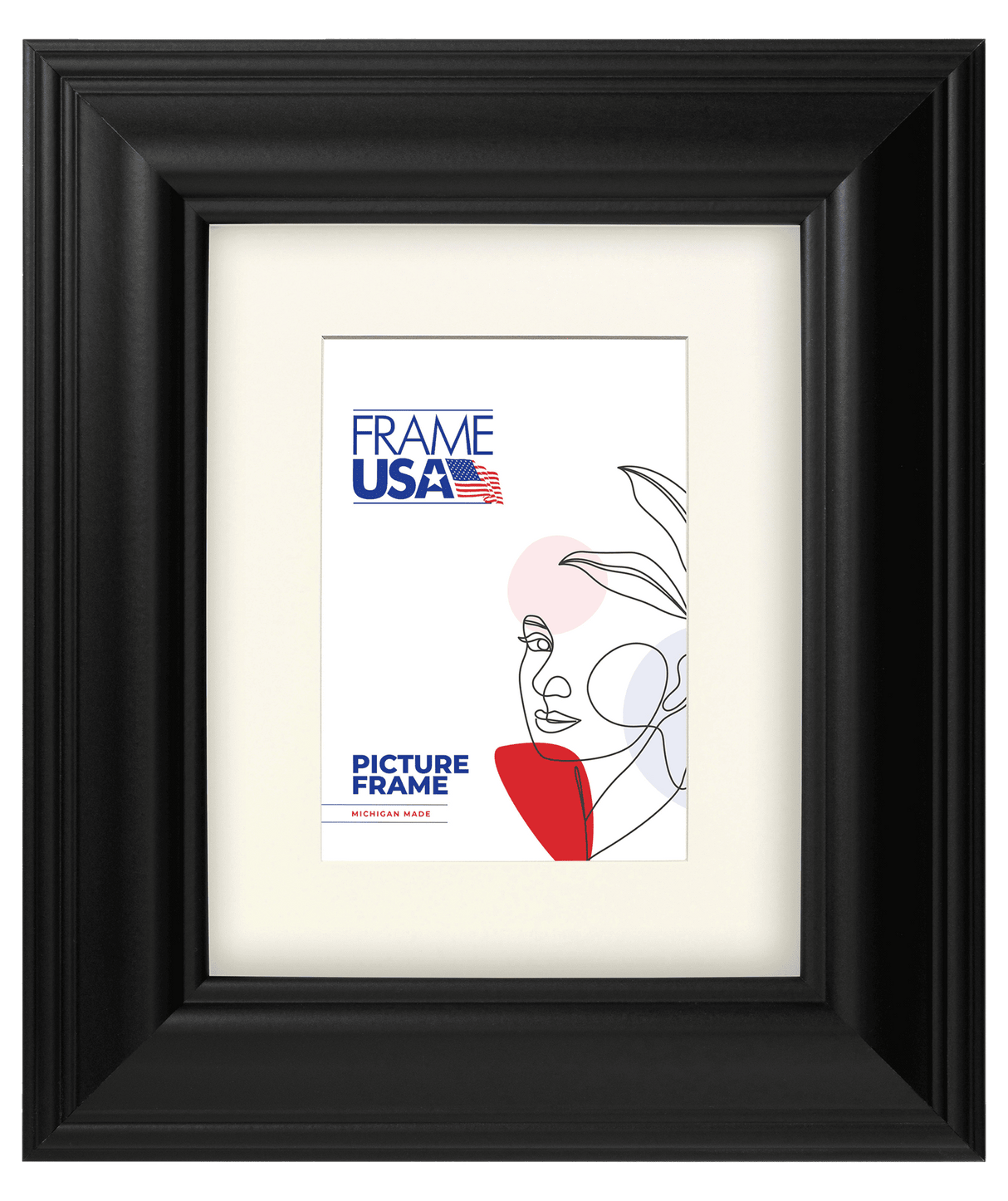 Executive Black Satin Picture Frame