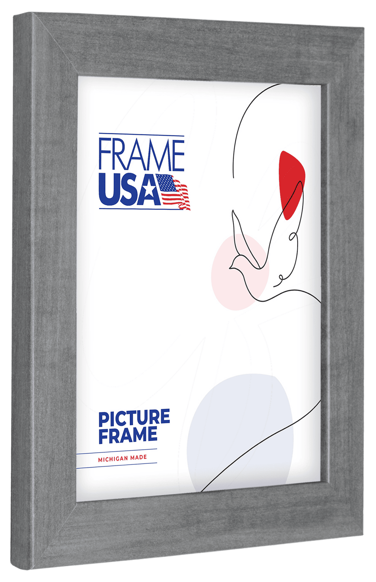 Grey Narrow Picture Frame