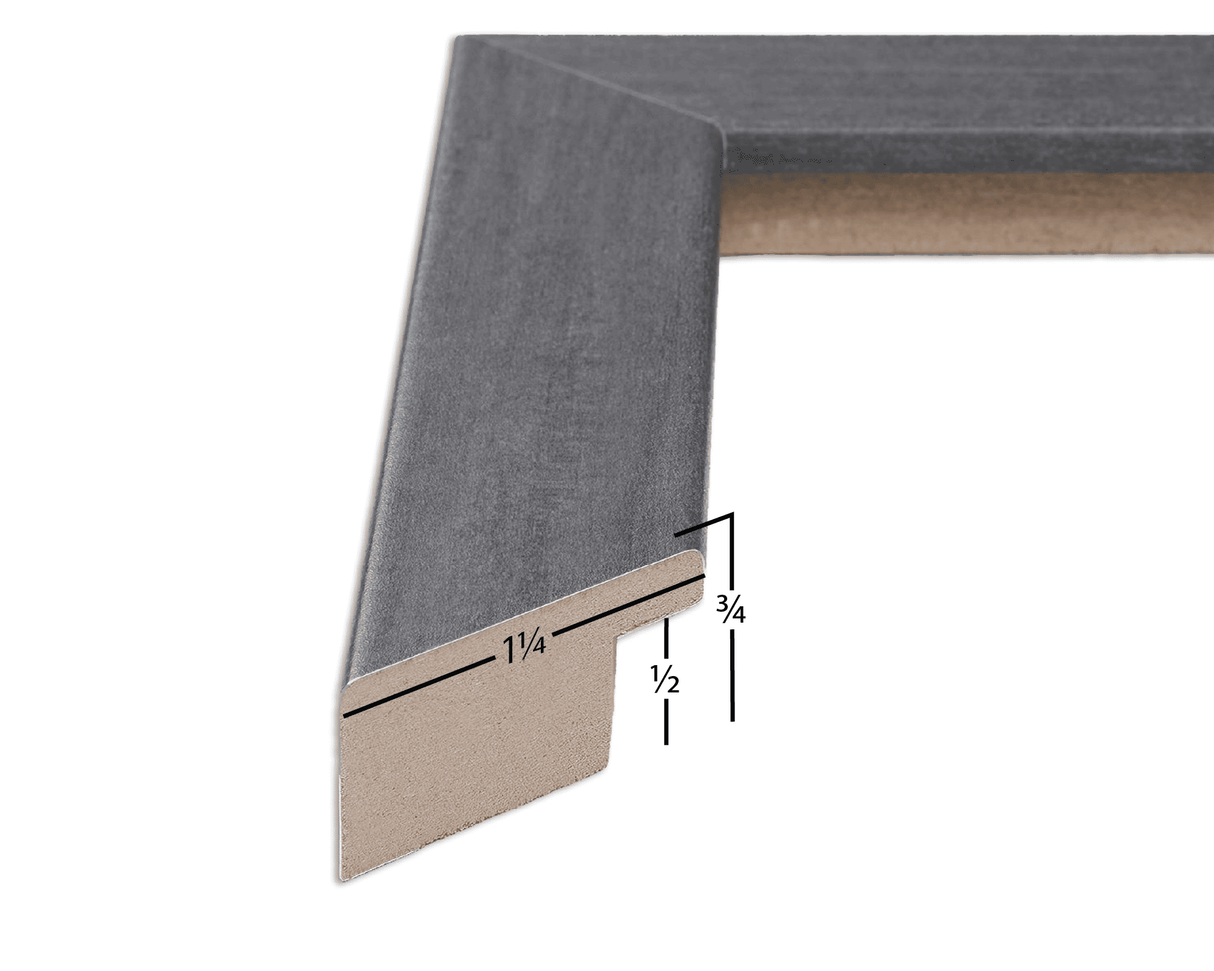 Grey Narrow Picture Frame