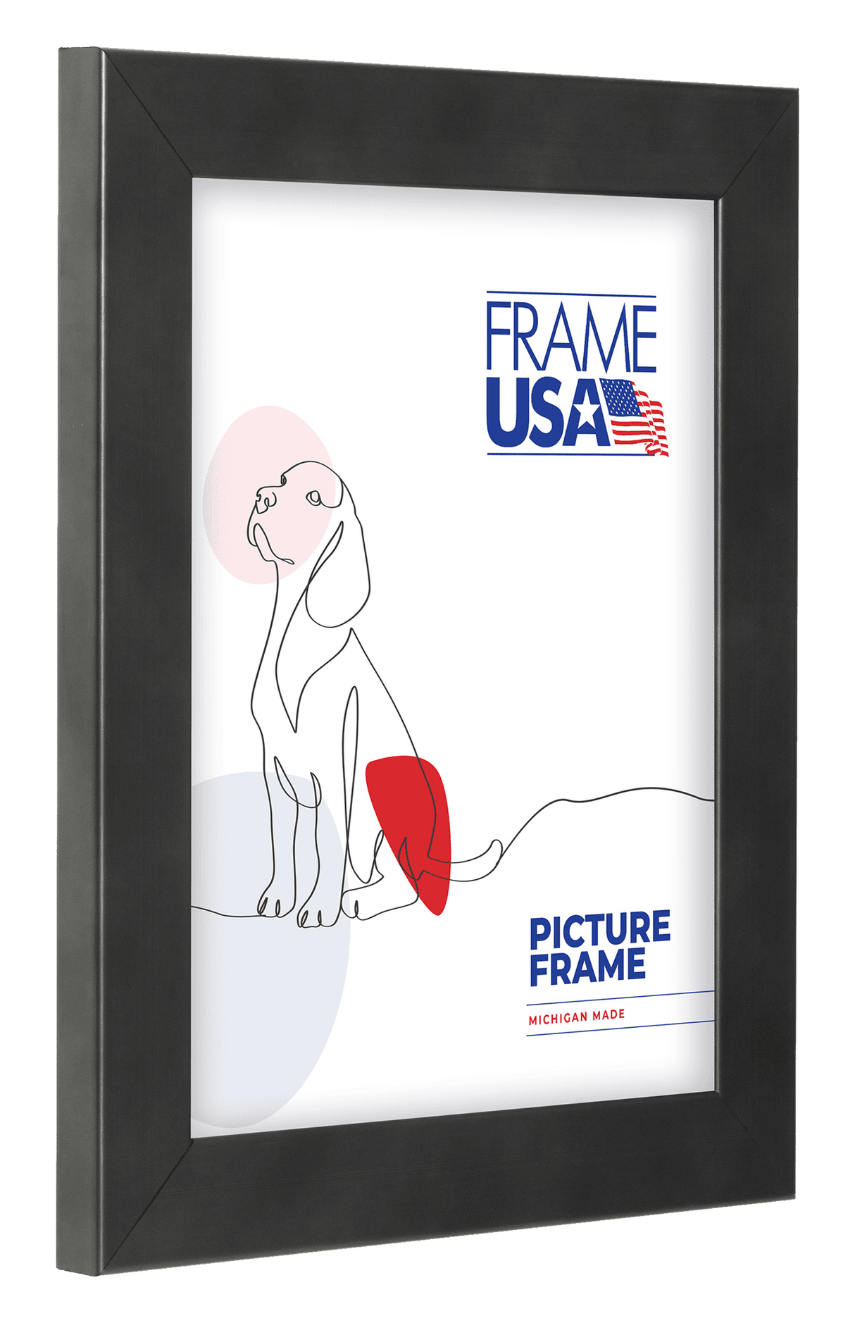 Gun Metal Narrow Picture Frame