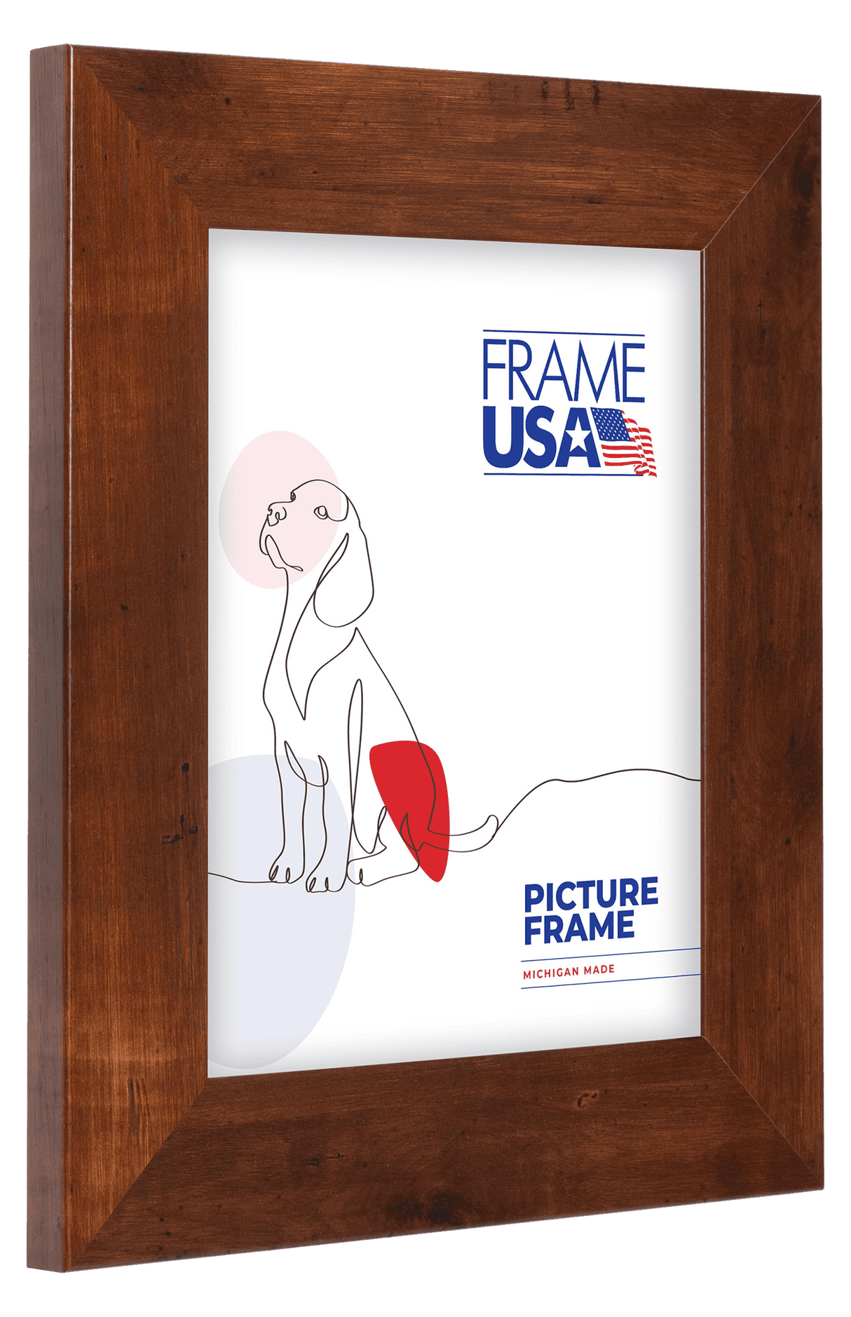 Honey Wide Picture Frame