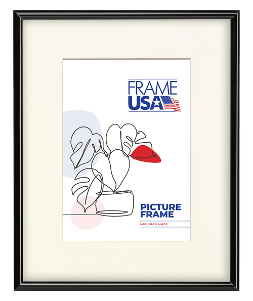 Metal I Shiny Black Picture Frame