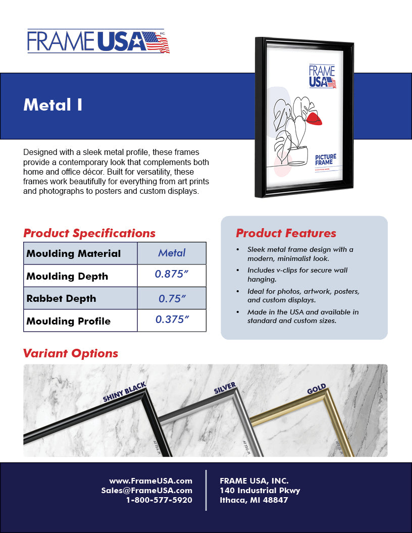 Black Picture Frames - Wood and Metal | Frame USA
