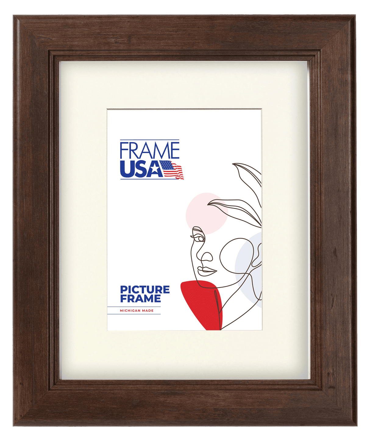 Modern Living Mocha Walnut Picture Frame