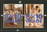 Smooth Black Mat With 2 Openings For 8X10 Images