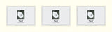 Pure White Mat With 3 Openings For 5X7 Images