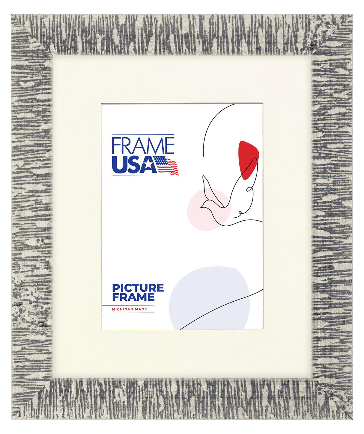 Pop Art White Picture Frame