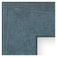 Rustic Wide Blue Picture Frame