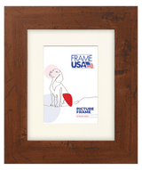 Rustic Wide Dark Brown Picture Frame