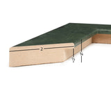 Rustic Wide Green Picture Frame