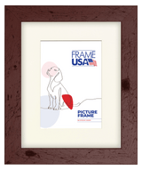 Rustic Narrow Dark Red Picture Frame