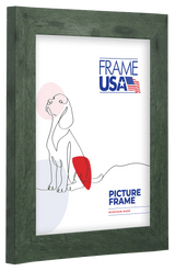 Rustic Narrow Green Picture Frame
