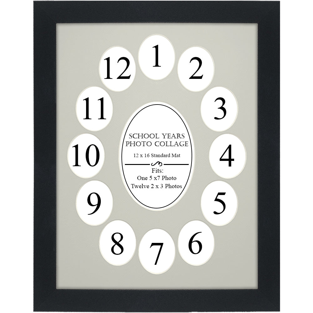 School Years Black/Grey Picture Frame