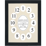 School Years Black/Pure Grey Picture Frame