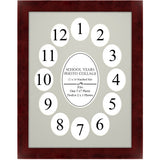 School Years Mahogany/Grey Picture Frame