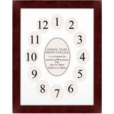 School Years Mahogany/ Smooth White Picture Frame