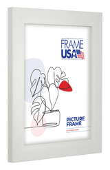 Simply Poly White Poster Frame