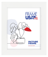 Simply Poly White Poster Frame