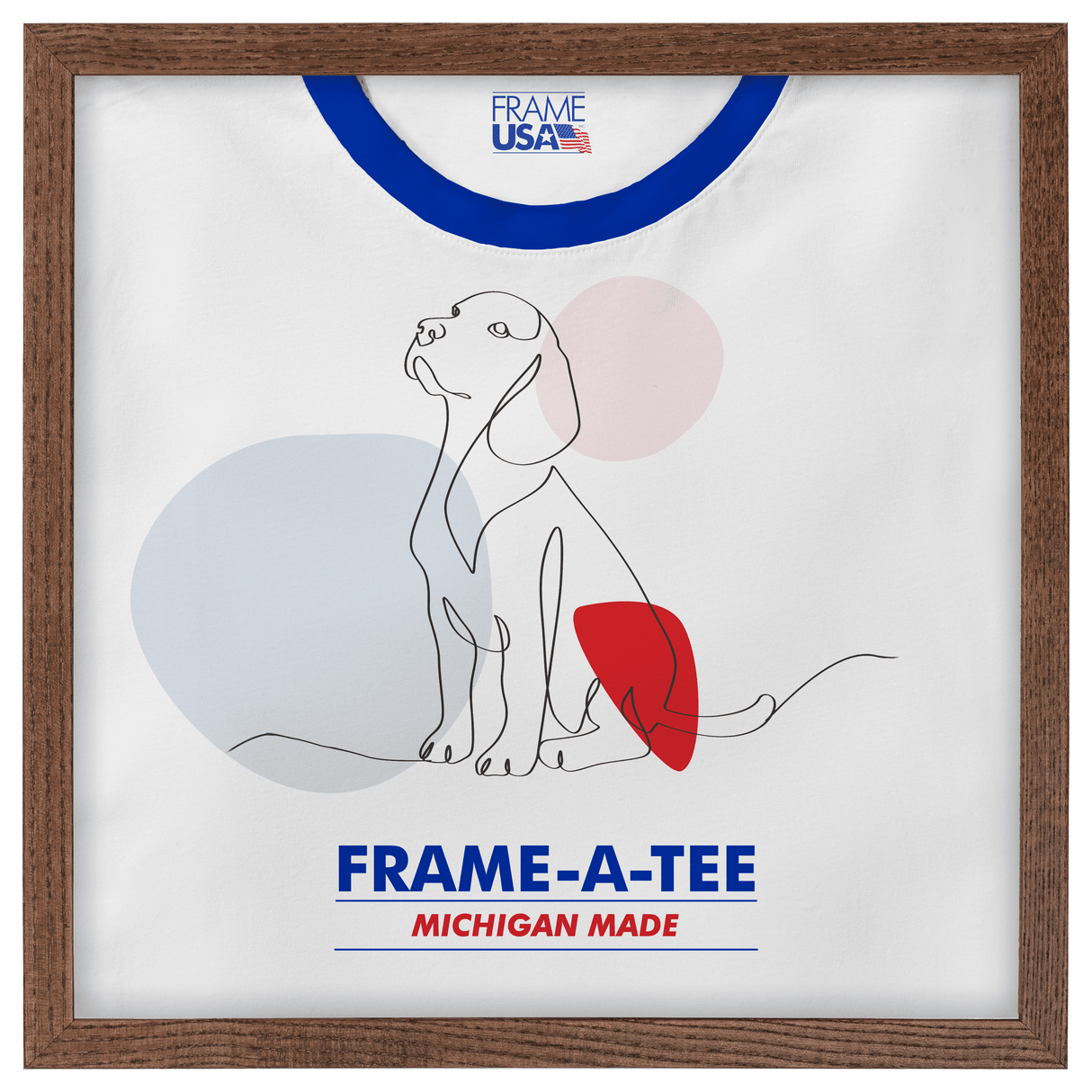 Frame-A-Tee Walnut T-Shirt Frame
