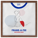 Frame-A-Tee Walnut T-Shirt Frame