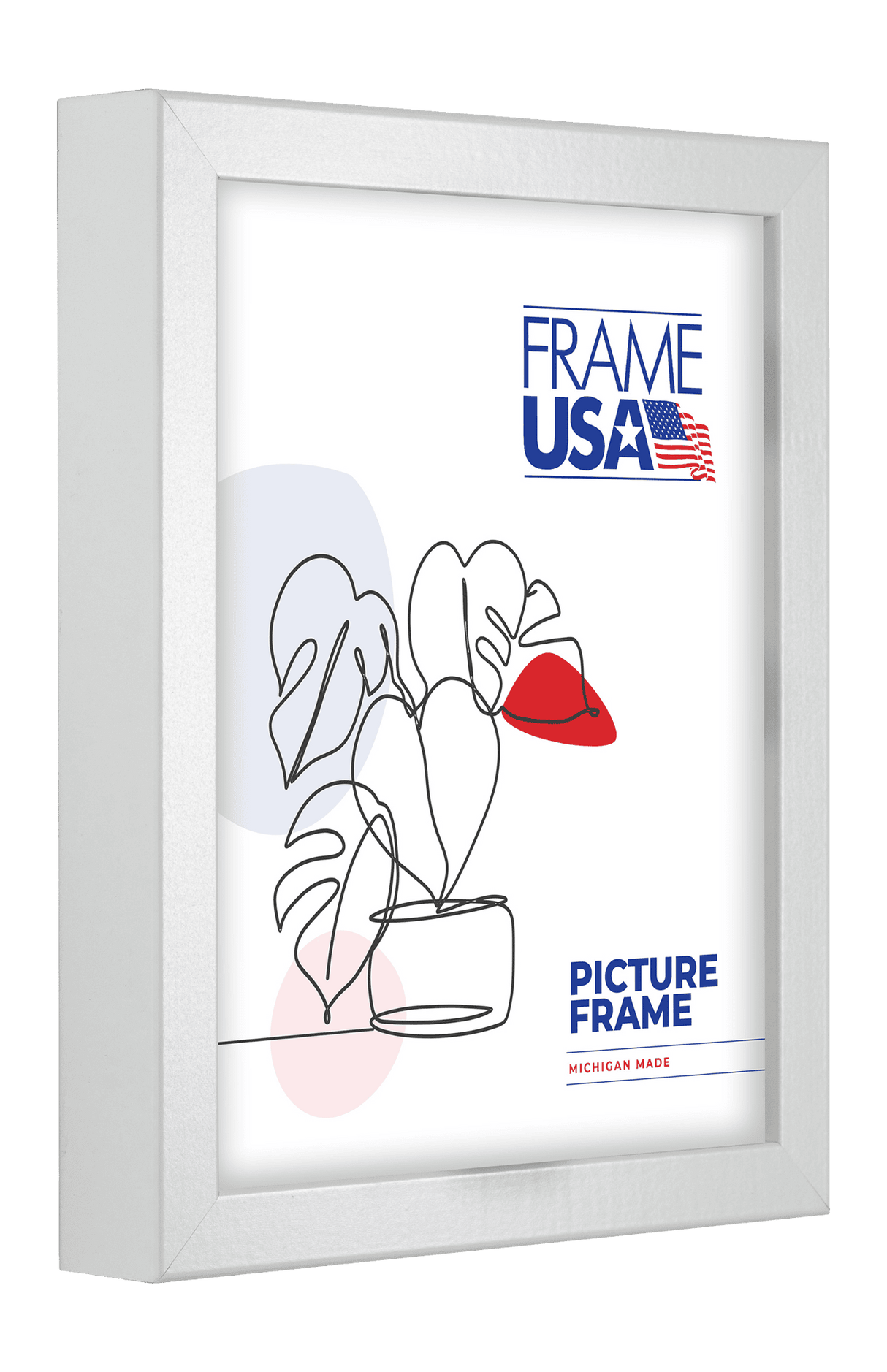 True Depth White Picture Frame