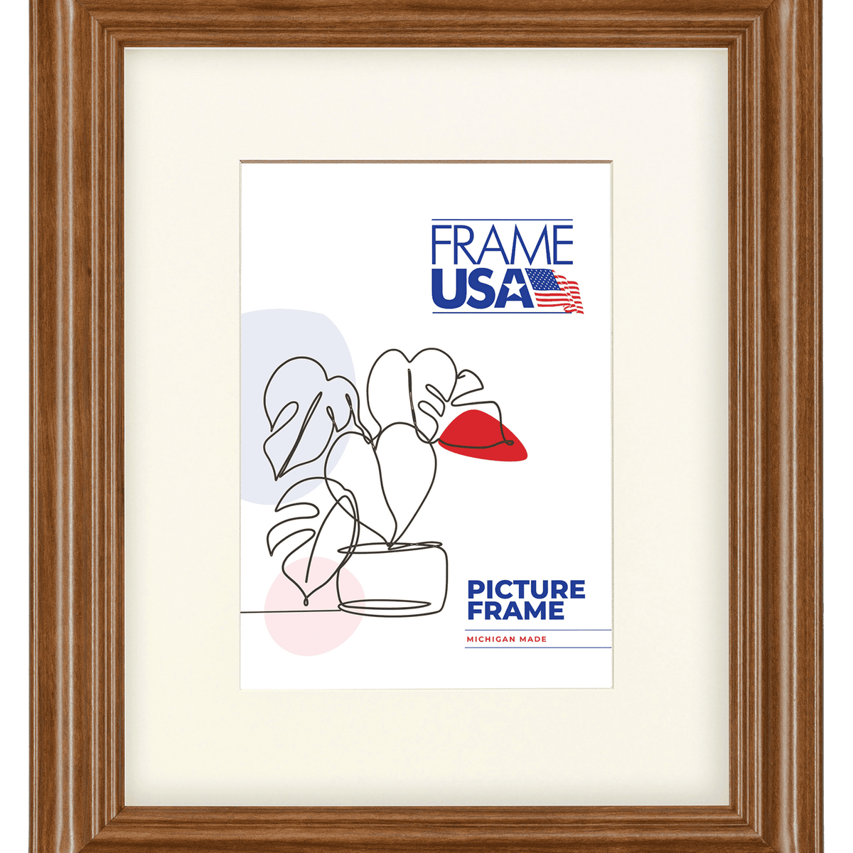 Value Added Picture Frames | Value Photo Frames - Honey | Frame USA